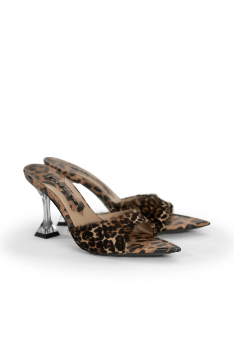 Saboti dama Mihai Albu din piele naturala animal print Cool Kitty [2]
