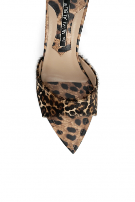 Saboti dama Mihai Albu din piele naturala animal print Cool Kitty [4]