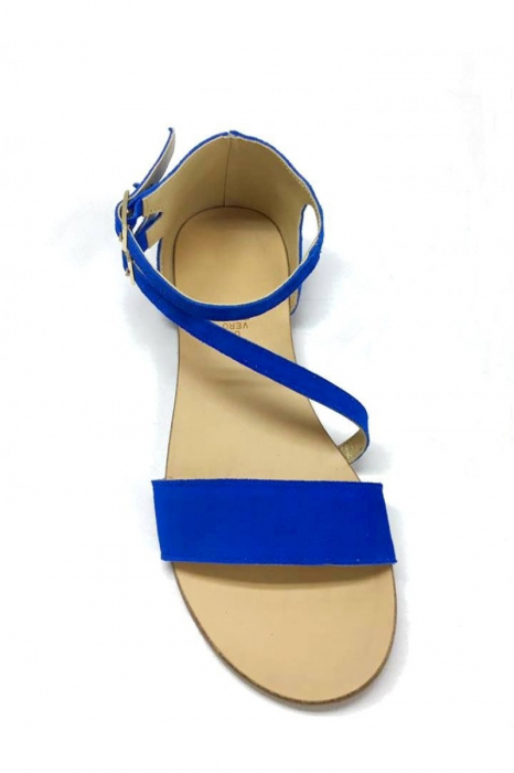 Sandale dama din piele Electric Blue Anna [2]