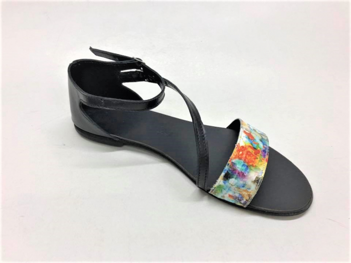 Sandale dama din piele Painted Flowers Anna [3]
