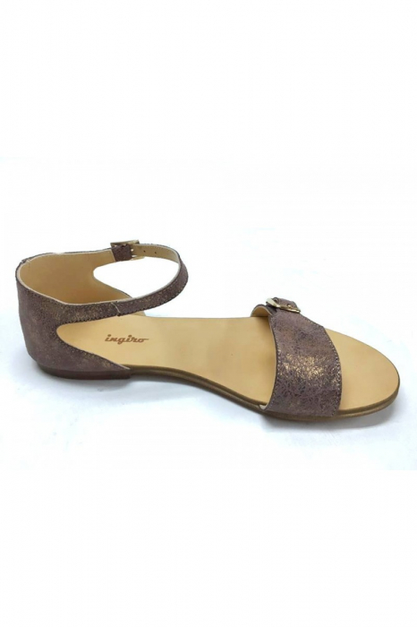 Sandale de dama din piele Ada Bronzo [2]