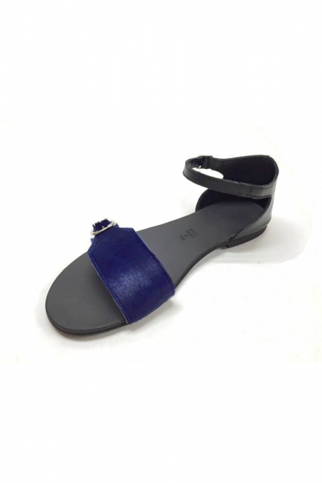 Sandale de dama din piele Ada Pony Blue [3]
