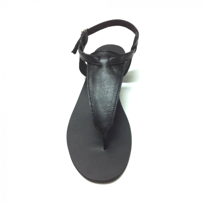 Sandale de dama din piele Black Leather [2]