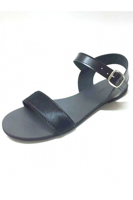 Sandale de dama din piele Black Pony Fanny [2]