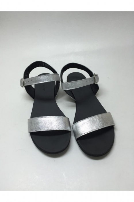 Sandale de dama din piele Silver Fanny [3]