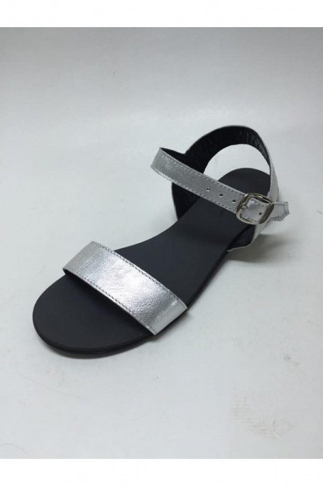 Sandale de dama din piele Silver Fanny [4]