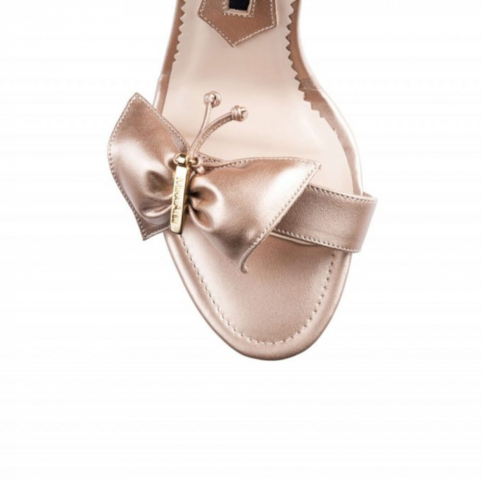 Sandale Mihai Albu din piele Pearl Butterfly [3]