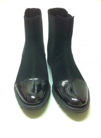 Ghete din piele Black Patent Dana, 41 [2]