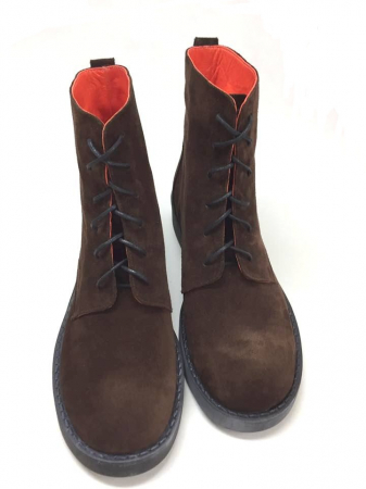 Ghete si Botine - Ghete dama din piele Brown Irenne