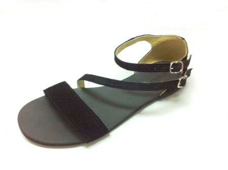 Incaltaminte - Sandale dama din piele Black Velvet Anna