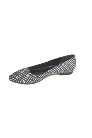 Balerini din piele Black CoraN [3]