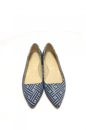 Balerini din piele Blue CoraN [2]