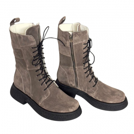 Ghete si Botine - Bocanci dama din piele intoarsa Assian Mud