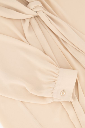 Camasa dama office cu maneca lunga si funda Bej [5]