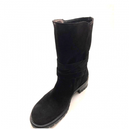 Cizme dama din piele intoarsa Black Iris [4]