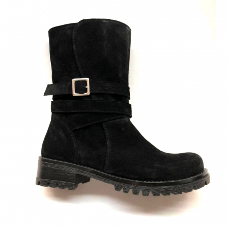 Cizme dama din piele intoarsa Black Iris [2]