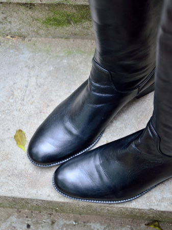 Cizme lungi cu talpa joasa Back in Black, 37 [4]