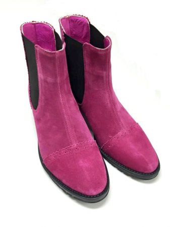 ⚡ LIVRARE IMEDIATĂ! - Ghete din piele Dana Fuchsia, 40