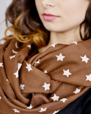 Esarfa maro cu stelute [2]