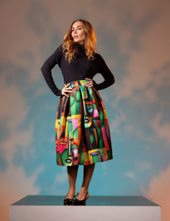 Fuste - Fusta midi Onyx cu buzunare laterale