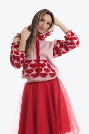 Fusta rosie din tulle [2]