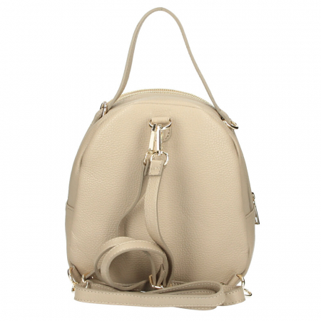 Rucsac din piele naturala taupe Zoella [3]