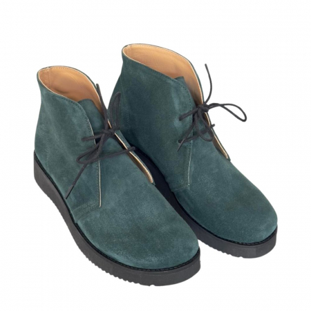 Ghete si Botine - Ghete dama din piele intoarsa cu talpa extralight Diane Green