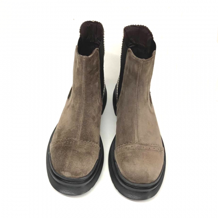 Ghete dama din piele intoarsa Brown Snake Fabiola [3]