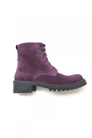 Ghete dama din piele Purple Irenne [1]