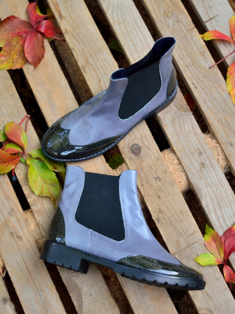 Ghete dama din piele naturala Despina Duo, 38 [1]