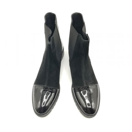 Ghete din piele Black Patent Dana, 41 [5]