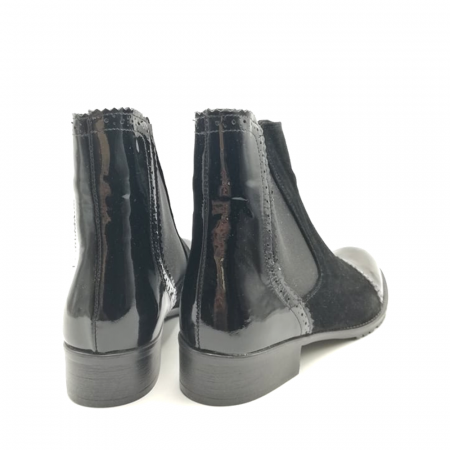 Ghete din piele Black Patent Dana [4]