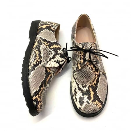 Pantofi din piele naturala Oxford Pax Snake [1]