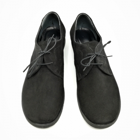 Pantofi din piele intoarsa Pax negri [2]