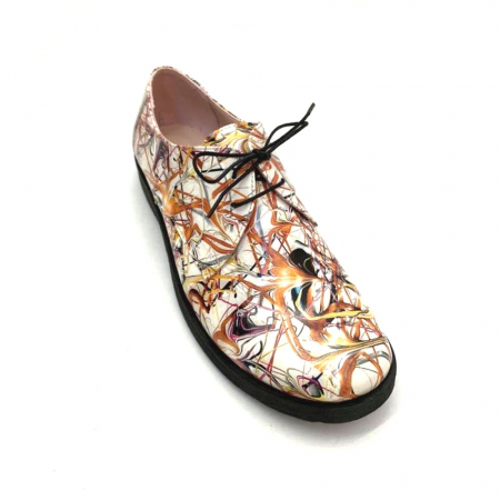 Incaltaminte - Pantofi din piele naturala Oxford Pax Multicolor