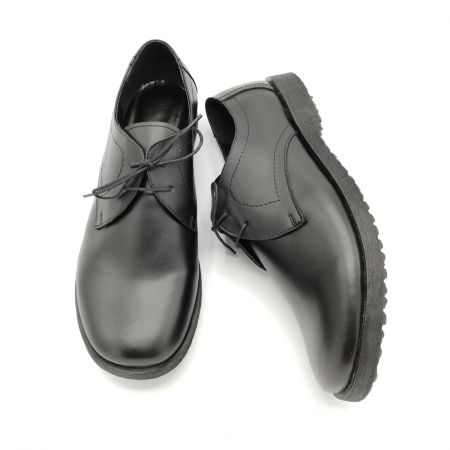 Pantofi din piele Oxford Pax Black [3]