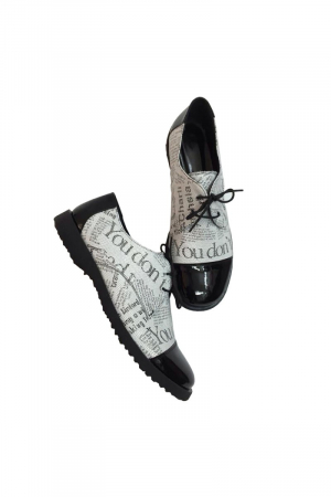 Pantofi din piele Oxford Pam Paper [1]