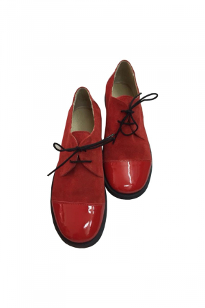 Pantofi din piele Oxford Pam Red [2]