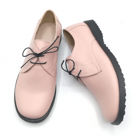 Pantofi din piele Oxford Pax Nude [3]