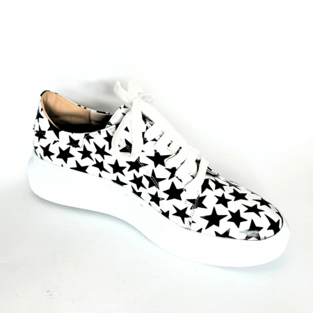Pantofi sport dama din piele naturala cu talpa usoara Vale Stars [3]