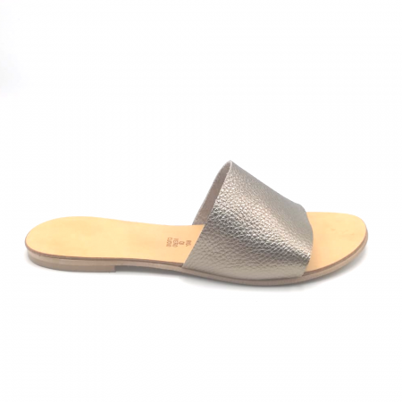 Sandale - Papuci de dama din piele Elisa Gold