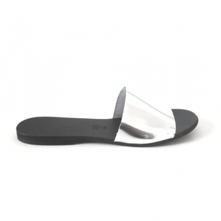 Outlet Incaltaminte - Papuci de dama din piele Silver Elisa, 40