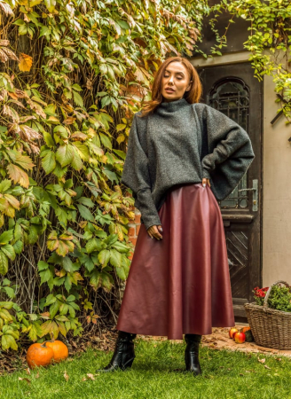 Pulover oversize din lana Lena [3]