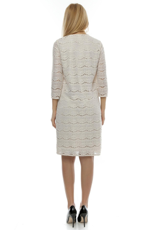 Rochie dama din dantela bej RO154 [1]