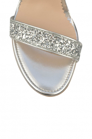Sandale Mihai Albu din piele High Silver Glitter [3]