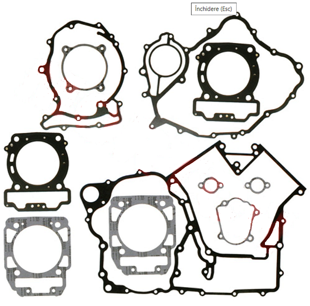 SET COMPLET GARNITURI CFMOTO ZFORCE / UFORCE / CFORCE 850/1000 2018=> [1]