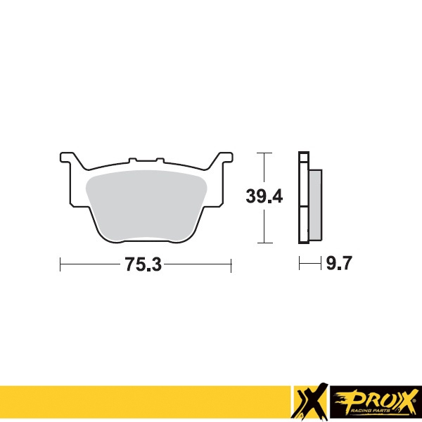 SET PLACUTE FRANA SPATE HONDA TRX450R 04-14 / TRX420 / TRX 500 / TRX 680 [2]