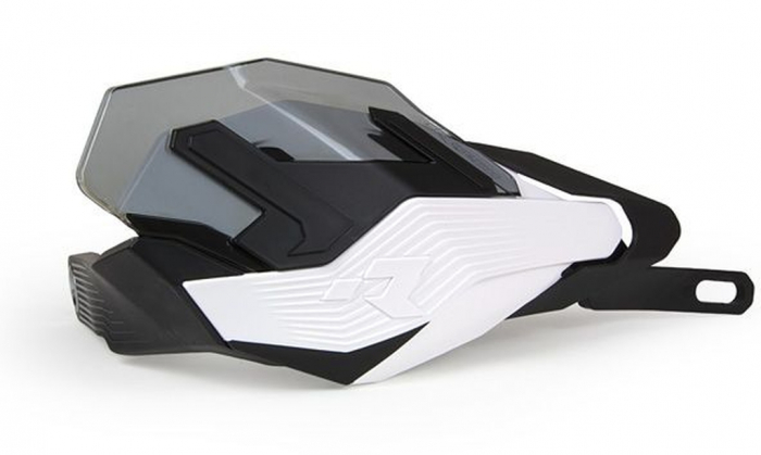 HANDGUARD-URI  MOTO / ATV-URI UNIVERSALE RACETECH HP3 ADVENTURE CULOARE ALB NEGRU - FĂRĂ KIT DE MONTAJ [1]
