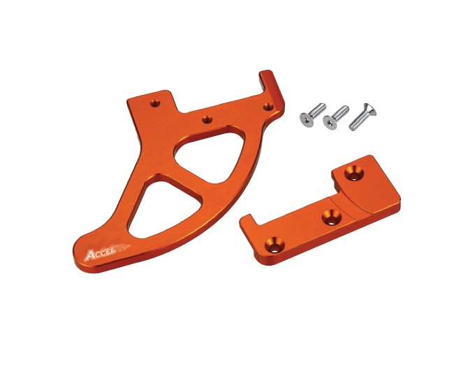 PROTECTIE DISC FRANA SPATE KTM SX / SXF '04 -'18, EXC / EXCF '04 -'19 PORTOCALIU [1]