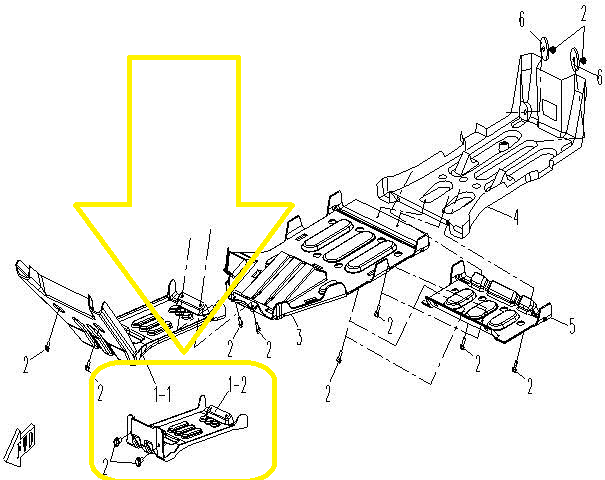SCUT FATA CFMOTO CFORCE 500 / 625 2007-2016 [2]